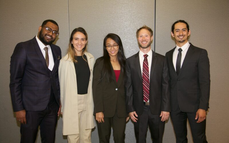 A group of MBA students from the NIU College of Business